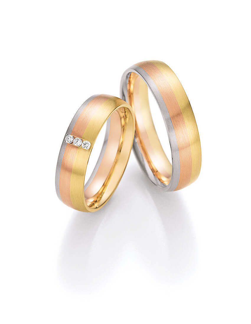 Trauringe Tricolor ab 1.499