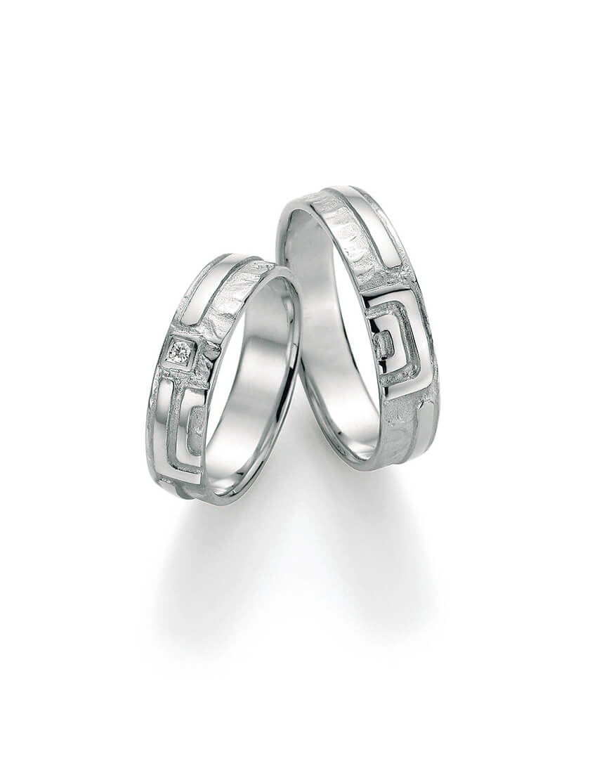 Trauringe in Weißgold, Juwelier Göze in Berlin Friedrichshain