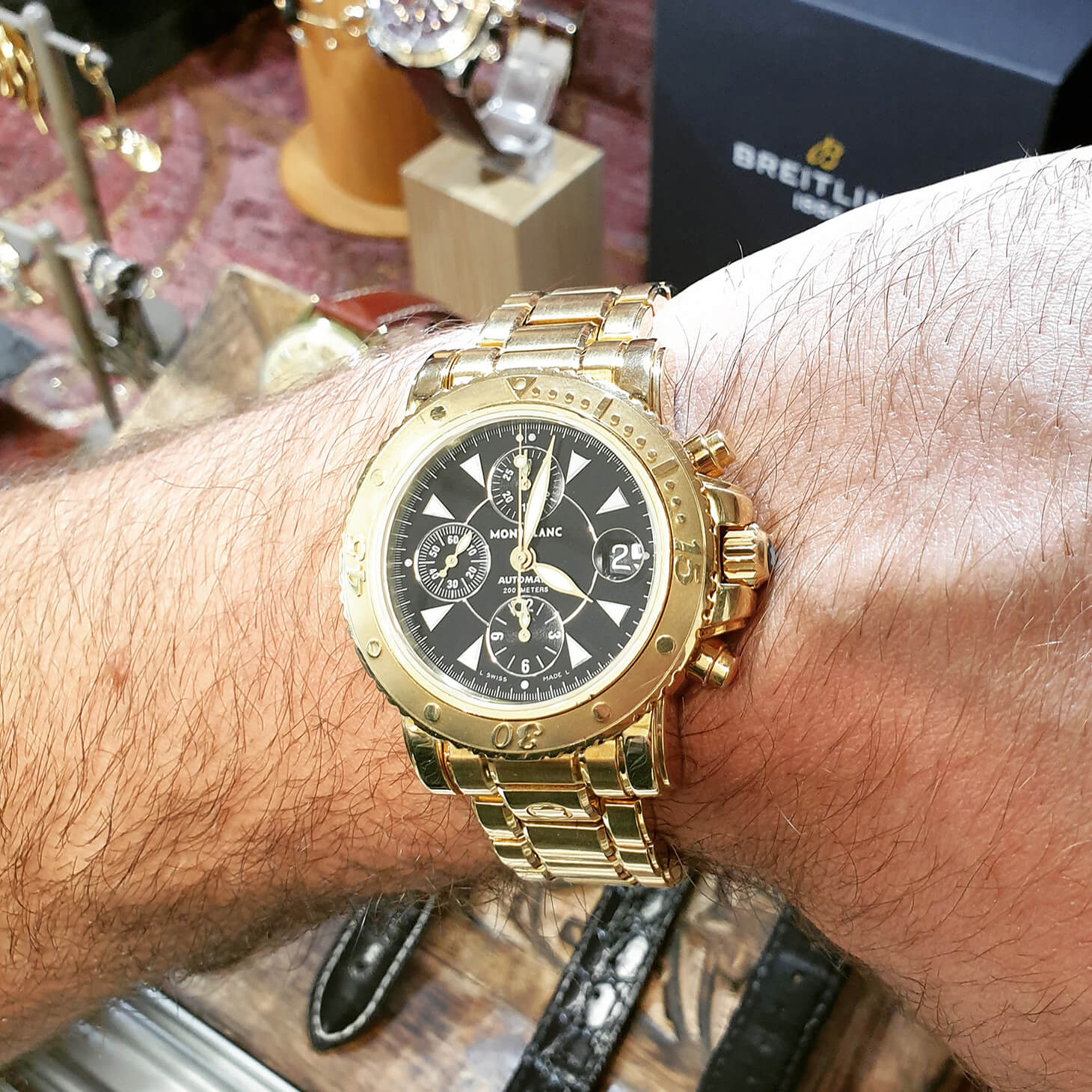 Aufgearbeitete Armbanduhr Mont Blanc